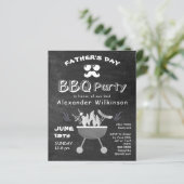 バジェットファーザーズデイシャルボードBBQ招待状 (スタンド正面)