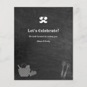 バジェットファーザーズデイシャルボードBBQ招待状 (裏面)