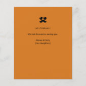 バジェットファーザーズデイバックヤードBBQパーティの招待状 (裏面)