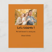 バジェットファーザーズデイバックヤードBBQパーティの招待状 (裏面)