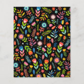 バジェットフィエスタフローラ誕生日招待状 (裏面)