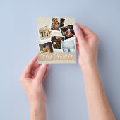 バジェットフェイククラフト数々の写真インスタントクリスマス チラシ (手)