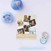 バジェットフェイククラフト数々の写真インスタントクリスマス チラシ (シングル)