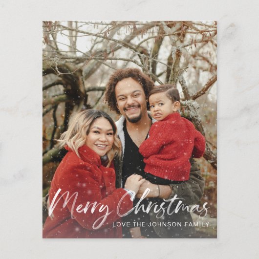 バジェットフェイクスノーメリークリスマスV写真 チラシ (正面)