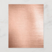 バジェットフォイルグリッター婚約パーティ招待状 (裏面)