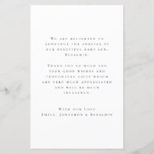 バジェットフォトオーバーレイへようこそ誕生のお知らせ (裏面)