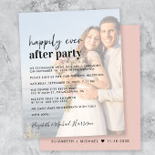 バジェットフォトオーバーレイ結婚式レセプション招待状