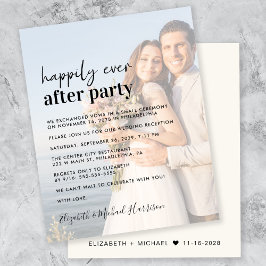 バジェットフォトオーバーレイ結婚式レセプション招待状