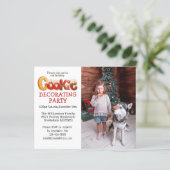 バジェットフォトクッキー飾のパーティの招待状 (スタンド正面)