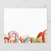 バジェットフォトクッキー飾のパーティの招待状 (裏面)