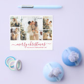 バジェットフォトコラージレッドクリスマスホリデーフライヤー チラシ (シングル)