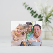 バジェットフォトシーズンのグリーティングホリデーカード (スタンド正面)