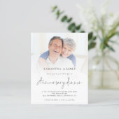 バジェットフォトスクリプト記念日ディナー招待状 (スタンド正面)