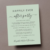 バジェットフォトセージ結婚式レセプション招待状