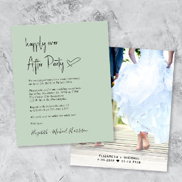 バジェットフォトセージ結婚式レセプション招待状