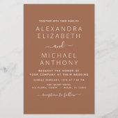 バジェットフォトテラコッタボホ結婚のシンプル (正面)