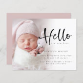 バジェットフォトハローガールピンク誕生発表 (正面/裏面)