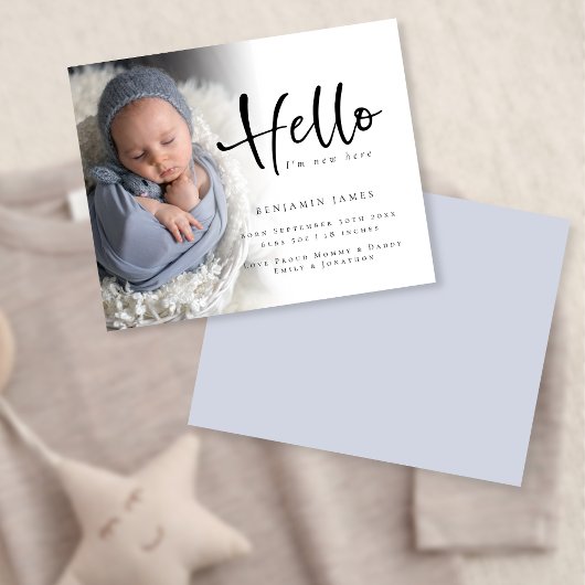 バジェットフォトハローボーイブルー誕生発表