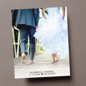 バジェットフォトピンクウェディングレセプション招待状