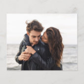 バジェットフォトブラック金ゴールドゲート結婚式招待状 (裏面)