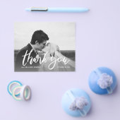 バジェットフォトブラック&ホワイト書道2ありがとう チラシ (シングル)