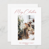 バジェットフォトホリデーカード (正面/裏面)