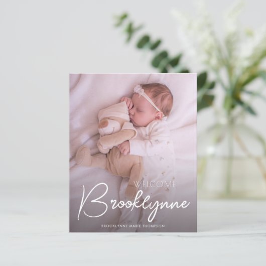 バジェットフォトホワイトスクリプト誕生発表 (スタンド正面)