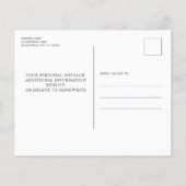 バジェットフォトボタニカルユーカリ日付を保存 (裏面)