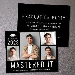 バジェットフォトマスターズ学位ブラック卒業パーティー