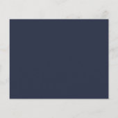 バジェットフォトマンエイジ誕生日ネイビー招待状 (裏面)