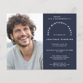 バジェットフォトマン30thサプライズパーティー海軍招待状