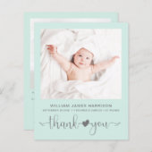 バジェットフォトミントベビー誕生のお知らせ (正面/裏面)