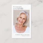 バジェットフォトメモリアル祈りの言葉カード コーリングカード (正面)