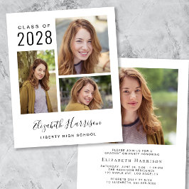 バジェットフォト卒業パーティー招待状