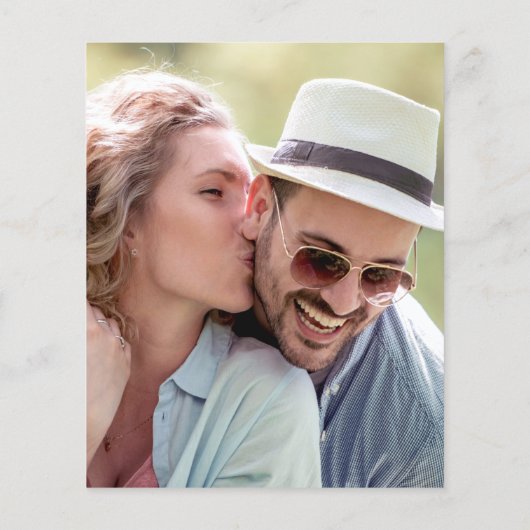 バジェットフォト婚約パーティ招待状 (裏面)