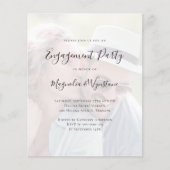 バジェットフォト婚約パーティ招待状