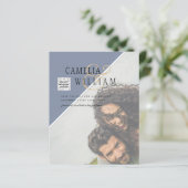 バジェットフォト結婚式招待状の混色 (スタンド正面)