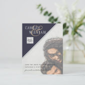 バジェットフォト結婚式招待状の混色 (スタンド正面)