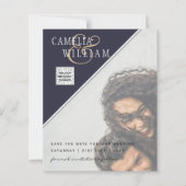 バジェットフォト結婚式招待状の混色 (正面)