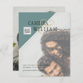 バジェットフォト結婚式招待状の混色