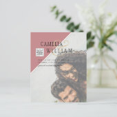 バジェットフォト結婚式招待状の混色 (スタンド正面)