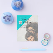 バジェットフォト結婚式招待状の混色 チラシ (シングル)