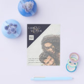 バジェットフォト結婚式招待状の混色 チラシ (シングル)