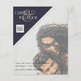 バジェットフォト結婚式招待状の混色 チラシ