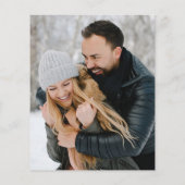 バジェットフォト結婚式招待状チラシ チラシ (裏面)