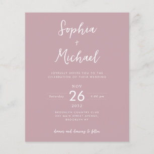 バジェットフォト詳細QRウェブサイトほこりっぽいバラ結婚ズ