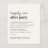 バジェットフォトQRコードウェディングレセプション招待状 (正面)