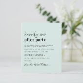 バジェットフォトQRコードウェディングレセプション招待状 (スタンド正面)