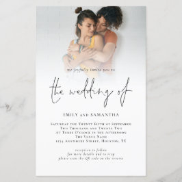 バジェットフォトQRコードスクリプトレズ結婚ビアン