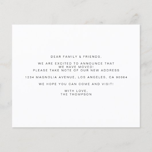 バジェットフォレストマウンテン引っ越しました新しいホームムービング (裏面)